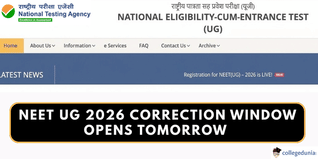 NEET UG 2026 Correction Window Opens Tomorrow @neet.nta.nic.in; Check Now